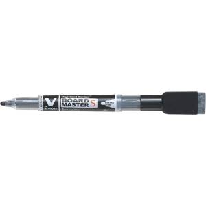 Pilot Пилотен маркер V Board Master Small EF с фина куршумовидна връх, черен, с гума и магнит (WBME-VS-EF-BG-B)