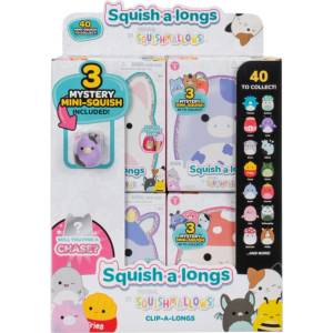  Squishalongs 2, 5 Cm Keychain 4 Pack Random (2420102)