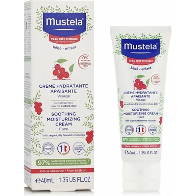 Mustela Bébé upokojujúci a hydratačný krém pre deti od narodenia 40 ml