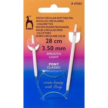 Pony Circular Sock Needles Кръгла игла 28 cm 3, 5 mm (647503-PONY)