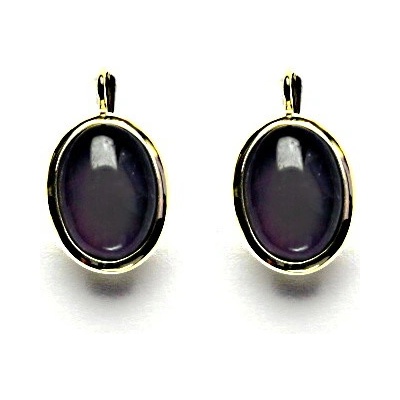 Čištín zlaté přírodní tmavý ametyst žluté NK 1454