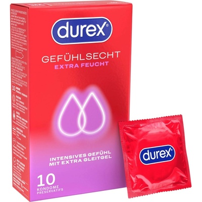 Durex extra lubrikovaný 10 ks