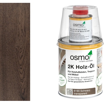 Osmo 6190 2K olej na dřevo 1 l Černý