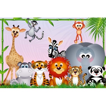 DIMEX ART Флизелинов фототапет животни в джунглата 375 x 250 см