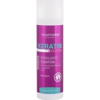 Vivaco kofeínový šampón s keratínom 200 ml