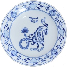 porcelán Dubí Cibulák tanier Kozoroh zverokruh horoskop 24 cm