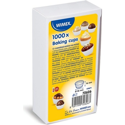 Wimex košíčky 26x16 mm 1000ks