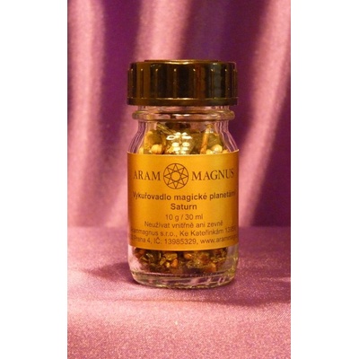Arammagnus Vykuřovadlo magické planetární Saturn sklo 10 g 30 ml