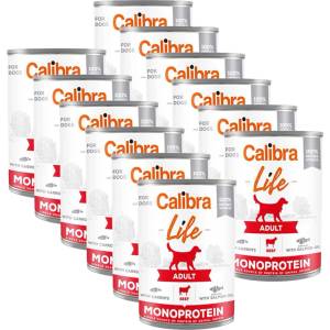 Calibra Dog Life Възрастен Говеждо с Моркови 12 x 400 г