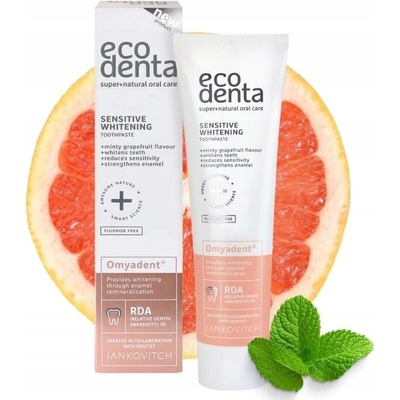 Ecodenta bieliaca bez fluóru 100 ml