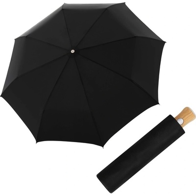 Doppler Doppler Bellino Nickel matt Oxford plně automatický luxusní deštník černý
