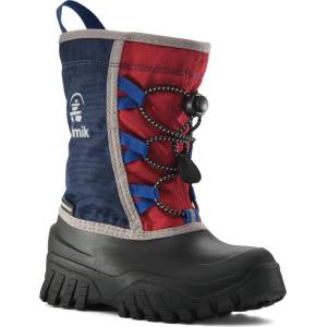 Kamik Детски зимни ботуши Kamik Kid's Freezie Winter boots - Navy / Red - размер 31 (EU) (702-6137-0216)