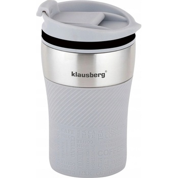 Klausberg Termohrnček malý 280 ml sivý