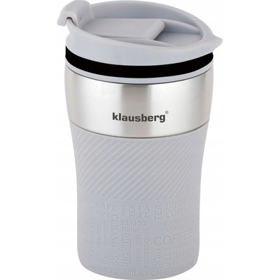 Klausberg Termohrnček malý 280 ml sivý