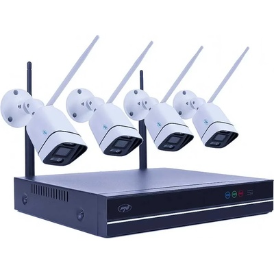 PNI House WiFi660 3MP 30m Безжичен Комплект 4 Камери NVR с 1TB HDD (PNI-WF660-1TB)