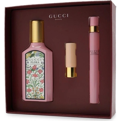 Gucci Flora Gorgeous Gardenia EDP 50 ml + EDP 10 ml + rúž darčeková sada