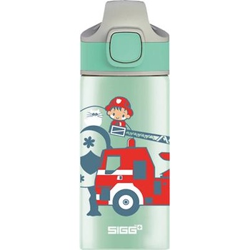 Sigg Детска бутилка за вода Sigg Miracle - Пожарникар, 0.4 L