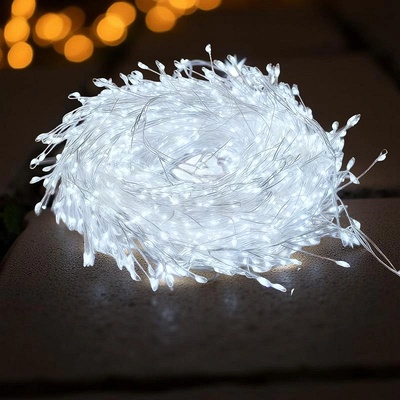 Светещи висулки 600 Micro LED 5м. , студено бяло с 8 режимана светене К12