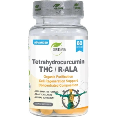 Grewia Tetrahydrocurcumin THC / R-ALA - Organic Purification [60 капсули]