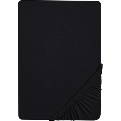 Biberna Napínacia džersejová plachta čierna 180-200x200