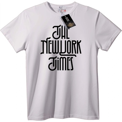 NOONEBRAND Тениска The New York Times - 2XL, Black