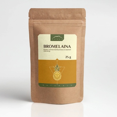 Bromelaín 25g extrakt z ananásu 2500 gdu/g prášok 25 g