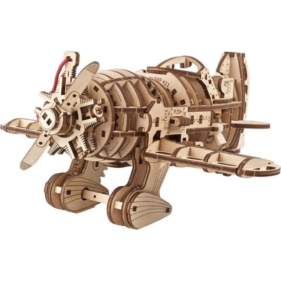 Ugears 3D mechanické puzzle Lietadlo Mad Hornet 354 ks