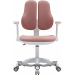 RFG Детски стол RFG Ergo Cute White, до 100кг, дамаска, полипропиленова база, коригиране на височината, розов (609LD2/WHITE/PINK TV)