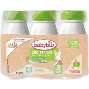 Babybio Преходно течно мляко Babybio - Croissance, 6 х 250 ml (3288131580074)