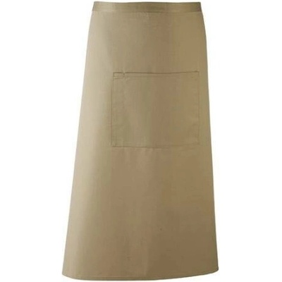 Premier Workwear Pracovní zástěra s kapsou PR158 Olive Pantone 378 90x80cm