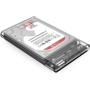 Orico прозрачна външна кутия за диск Storage - Case - 2.5 inch USB 3.0 transparent - 2139U3-CR (2139U3-CR-PRO)