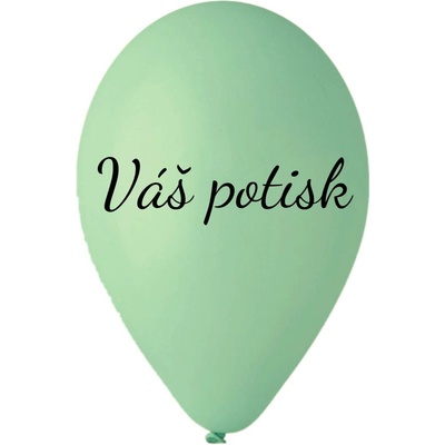 Personal Svet balonku Balónek s textem Mátově zelený 26 cm