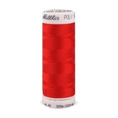 Nitě Poly Sheen od Mettler - 200 Metrů, Vysoká Odolnost - 0010 White lesk