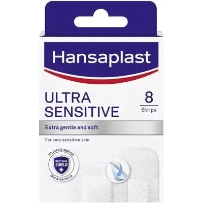 Beiersdorf Hansaplast ULTRA SENSITIVE extra soft náplasť, 2 veľkosti 8 ks