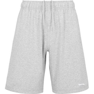 Slazenger Мъжки къси панталони Slazenger Jersey Shorts Mens - Grey Marl