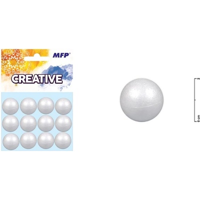 MFP 8885498 Guľa 2cm 12ks hladká