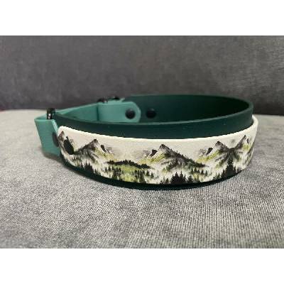 Polostahovací obojek BioThane ® NATURE Ohař (obvod 42-45 cm)
