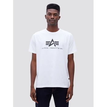 Alpha Industries Basic Big Logo bílé
