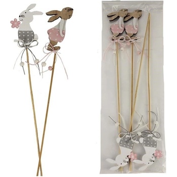 Zápich zajac, 4ks D3675