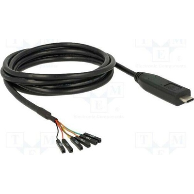Delock 63946 USB 2.0 USB C vidlice kolíkový konektor 1pin x6 2m