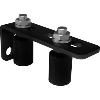 Umakov Koliesko nylonové s konzolou, Zn, čierne H/53-2-R9005