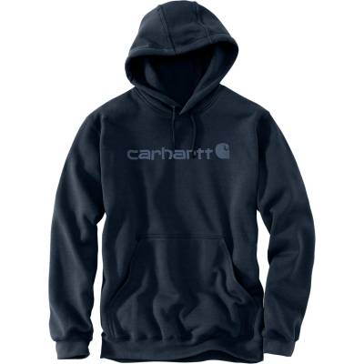 Carhartt WIP Мъжки суичър Carhartt Signature Logo Sweatshirt Hoodie - Navy / Dark Blue (017-2834-1113)