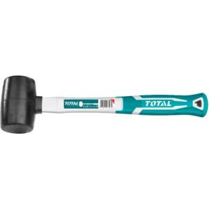 TOTAL Чук гумен total, дръжка от фибростъкло, черен (total rubber hamer bl)