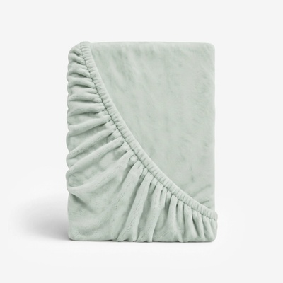 Goldea mikroplyšové elastické prostěradlo deluxe šalvějové 90x200