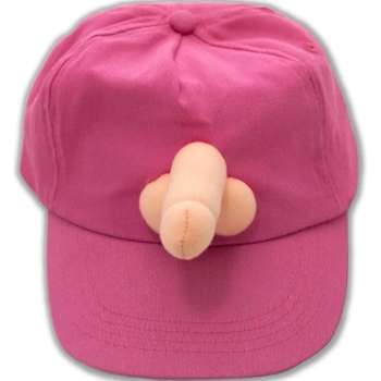 Шапка с плюшен пенис, розова - Pink Penis Cap (D-236731)