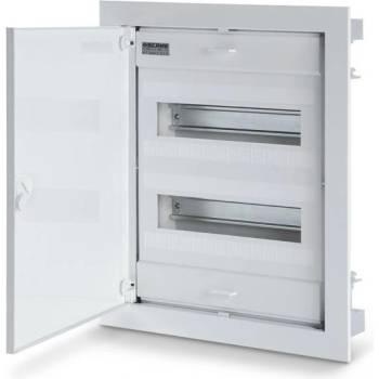 Image 1 of Scame Табло за СКРИТ монтаж 2х12+4 DIN модула с метална плътна врата 443x368x90 - 677.2024. 1 (677.2024.1)