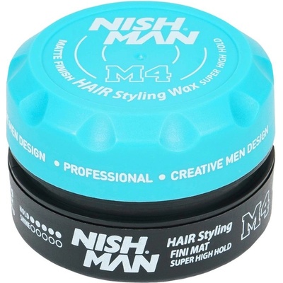 Nishman M4 Matte Finish matný vosk na vlasy 100 ml