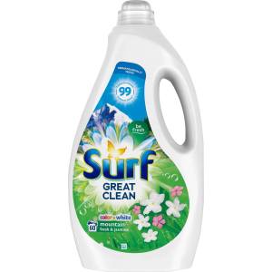 Surf Mountain Fresh & Jasmine течен препарат за пране 3L - 60 пранета (8720181128493)