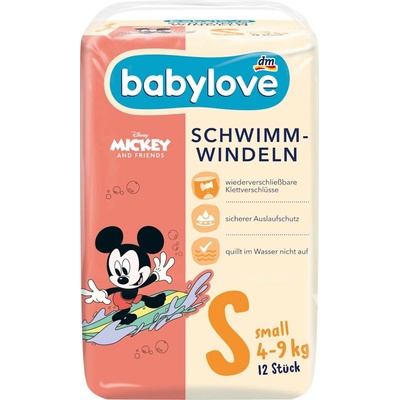 babylove pleny do vody S 12 ks