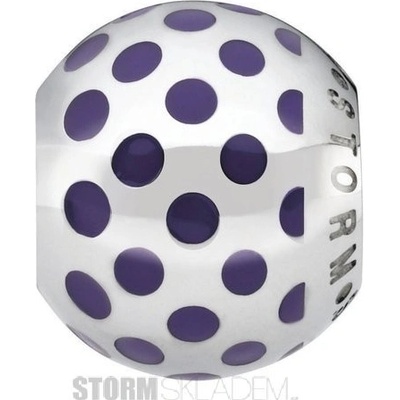 Storm Přívěsek Polka Bead Purple 9980352-P